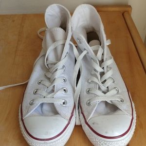 Converse Chuck Taylor White High Top Sneakers